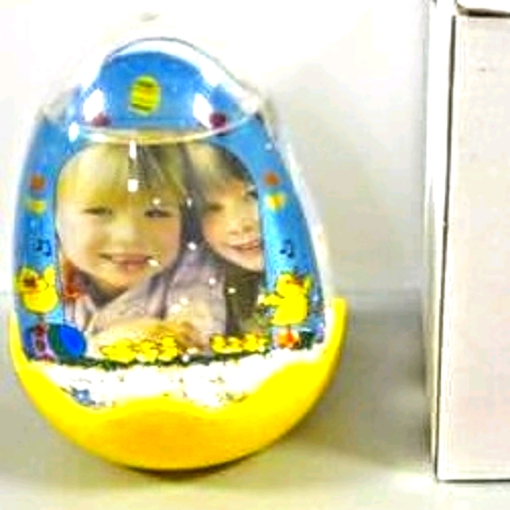Egg Snow Globe Picture Frame.